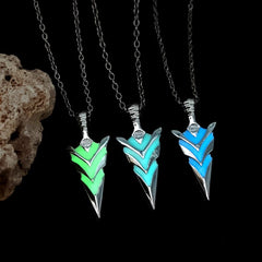 Glow In The Dark Arrowhead Necklace