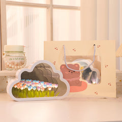 DIY Cloud Tulip Mirror Lamp