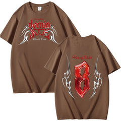 KPOP Dominate Print Summer Short Sleeve T-Shirt