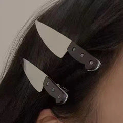 CREATIVE KNIFE HAIR CLIPS(1 Pair)