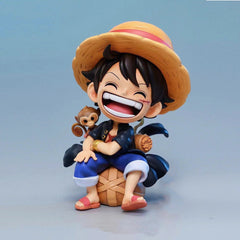 Sitting Luffy Zoro Sanji Figure Doll