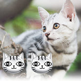 Cute Cartoon Cat Earrings