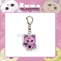 BP Acrylic Pendant Jennie Lisa Keychain