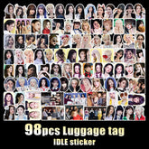 98PCS IDLE "We Are" Luggage Stickers