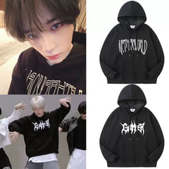 Beomgyu Soobin Same Letter Printed Hoodie