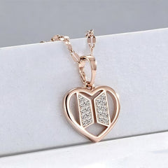 BANGTAN Heart Pendant Necklace
