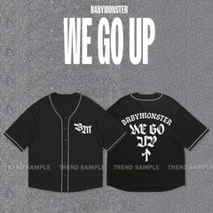 BM WE GO UP Baseball Jersey T-shirt