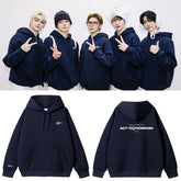 TXT World Tour Fleece Loose Hoodie