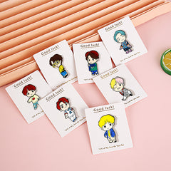 Creative KPOP Badge Brooch