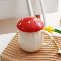 Red Mushroom Mug Coffee Cup