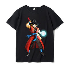 Casual Goku Printed Cotton T-shirt