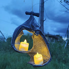 Gothic Bat Candle Holder