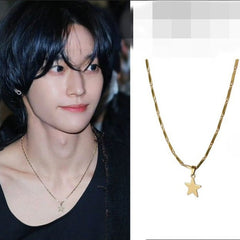 Men's KPOP Star Pendant Necklace
