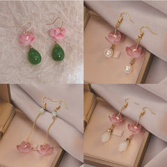 Lotus Earrings Earclips