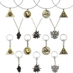 Game Logo Keychain Necklace