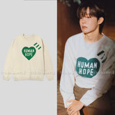 J-HOPE HUMAN HOPE CrewNeck Print Sweatshirt