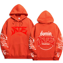 KPOP ATE LOGO Print Pullover Hoodie