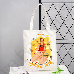 Trendy House Printed Canvas Bag