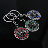 Game Crimson Amber Medallion Keychain Pendant