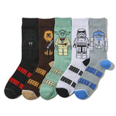 Men's Comic Sports Mid Length Socks