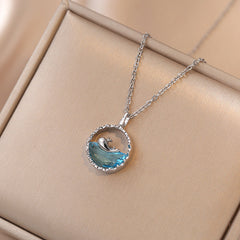 Blue Whale Necklace
