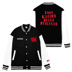 BTS World Tour ARIRANG Baseball Jacket Hoodie