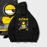 Unisex Trendy Comic Graphic Print Loose Hoodie