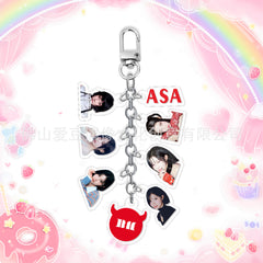 BM Acrylic Pendant Charms Keychain