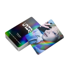 124PCS P1H UNIQUE Holographic Photocard Sticker