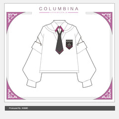 Colombia Cosplay Game Trench Coat Top Outwear