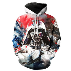 Unisex Comic 3D Print Pocket Loose Hoodie