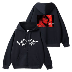 YUTA Tour HOPE Black Zipper Hoodie