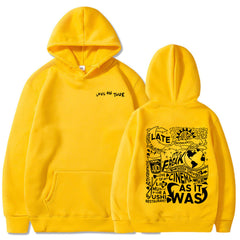 Unisex Letter Casual Pullover Hoodie