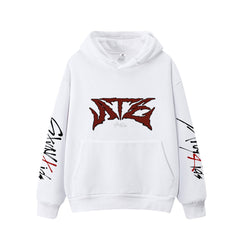 Unisex Kpop ATE Graphic Loose Hoodie