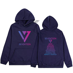 Trendy Kpop Logo Printed Casual Hoodie