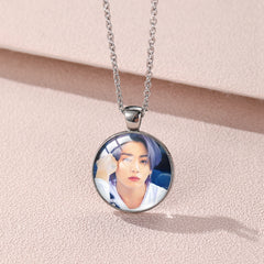 Trendy Kpop Round Necklace
