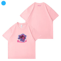 Kpop Women's Graphic Printed Short-sleeved T-shirt