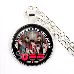 ARIRANG Round Gem Pendant Necklace