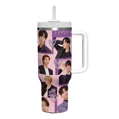 BANGTAN Straw Ice Breaker Tumbler
