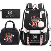 Katseye Print Backpack Pencil Case Lunch Bag Three-piece