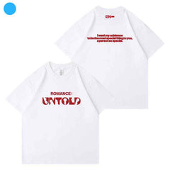 Kpop Romance Untold Print Short-sleeved T-shirt