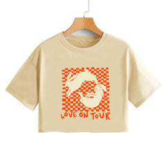 Women's Letter Short Sleeve T-Shirt