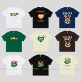 JHOPE HUMAN HOPE Printed Short-sleeved Top