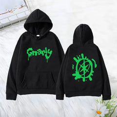 Casual Gnarly Logo Printed Hoodie