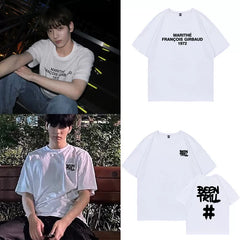 Trendy Soobin Same Style Round Neck T-shirt