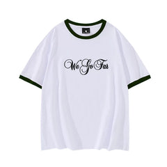 YUSHI Same Style Cotton Short-sleeved T-shirt