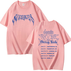 SK Dominate Tour Print Cotton Loose T-Shirt