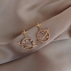 Korean Saturn Earrings