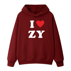 KPOP Love Letter Pullover Loose Hoodie