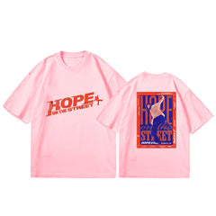 Retro J-hope Graphic Print T-shirt